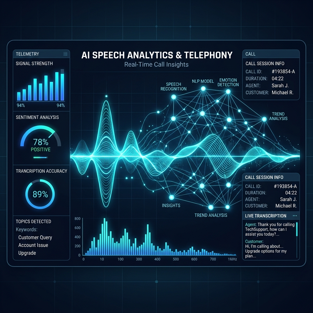 Rocketconnect.ai AI & Telephony Monitoring